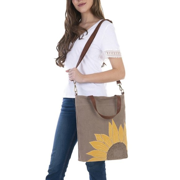 NWT Mona B Sunflower Tote - Picture 5 of 5